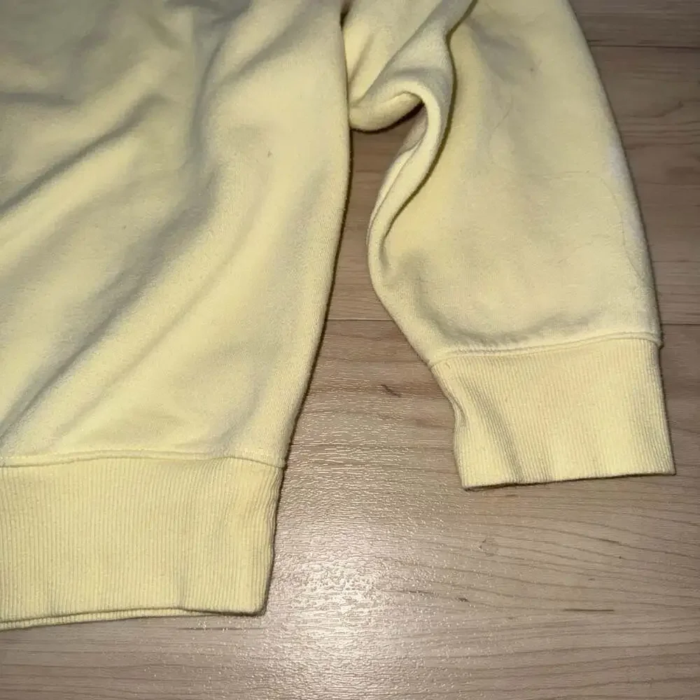 Wild Fable Pale Yellow Saint-Tropez France Crewneck Sweatshirt - Picture 4 of 7